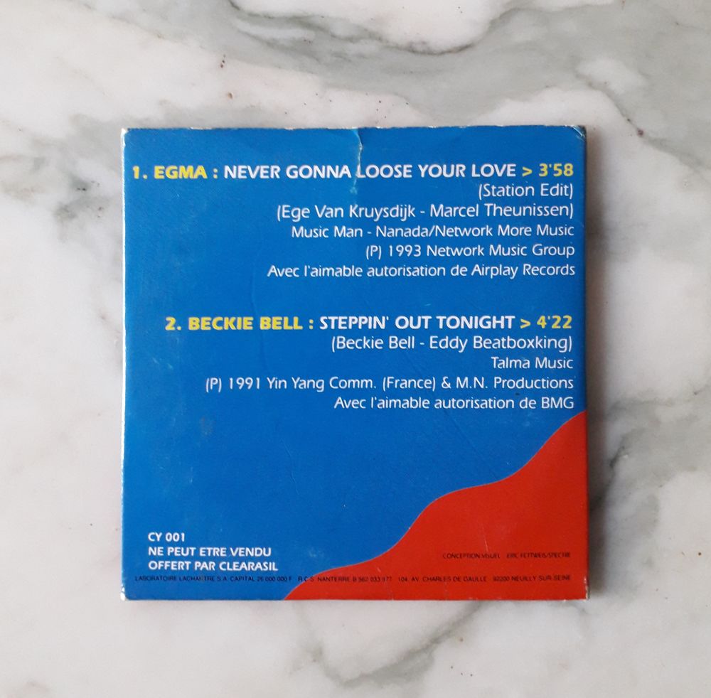 Mini CD Promo Pub Single CD et vinyles