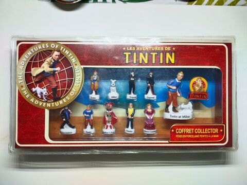 coffret de11 fèves de tintin en porcelaine . 30 Dolus-d'Oléron (17)