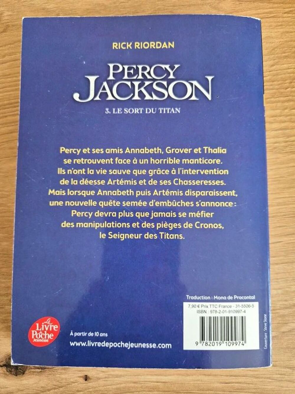 Lot de 5 Livres Percy Jackson Livres et BD