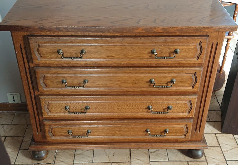 Commode 4 tiroirs bois massif Meubles