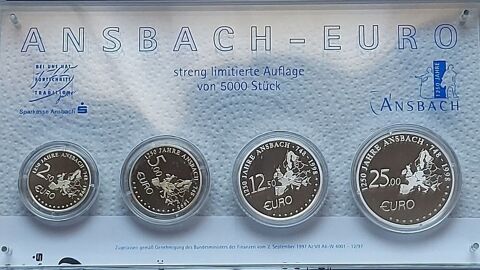 2,5€ - 5€ -  12,5€ - 25€  - Allemagne 1998 0 Saint-Gaudens (31)