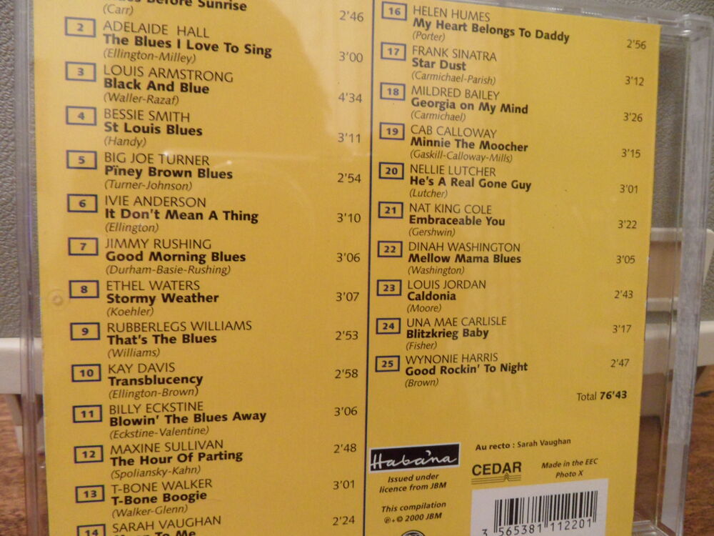 Lot de 20 CD "Les triomphes du Jazz" (originaux) Audio et hifi