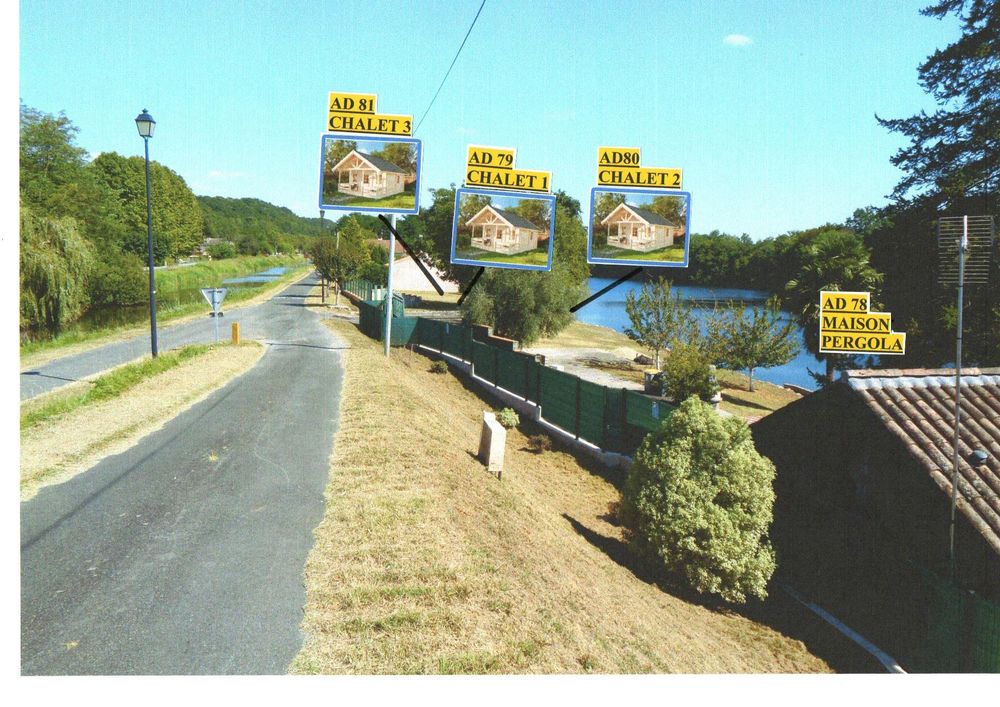 Vente Maison ENSEMBLE DE 2 PEPITES BORD DIRECT RIVIERE ET CANAL NON INOND Biscarrosse
