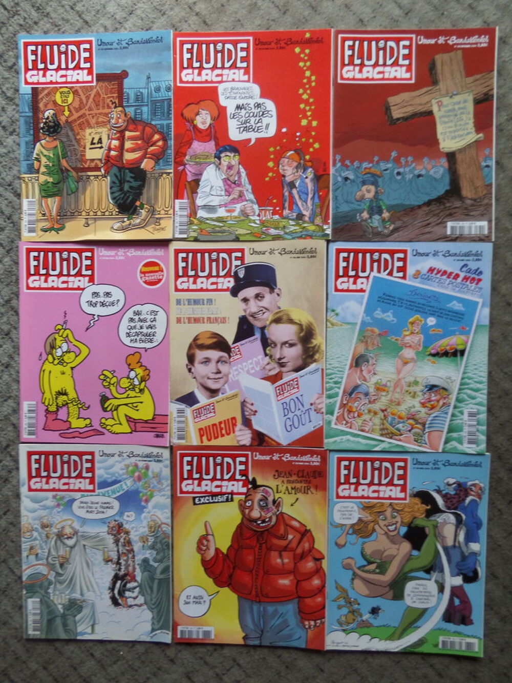 FLUIDE GLACIAL Livres et BD