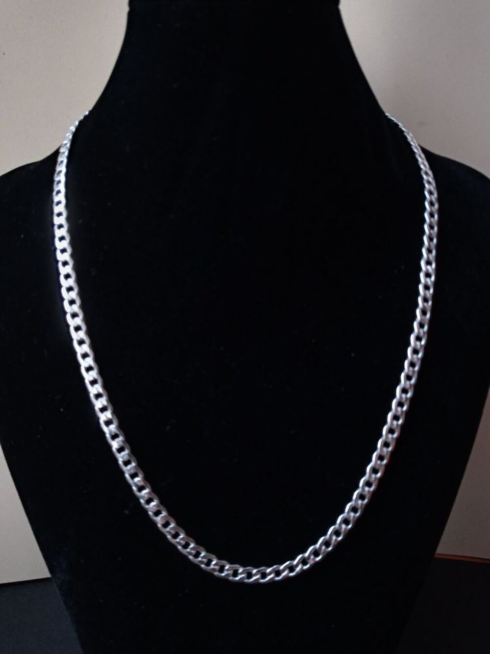 Cha&icirc;ne pour homme en argent sterling 925. Bijoux et montres