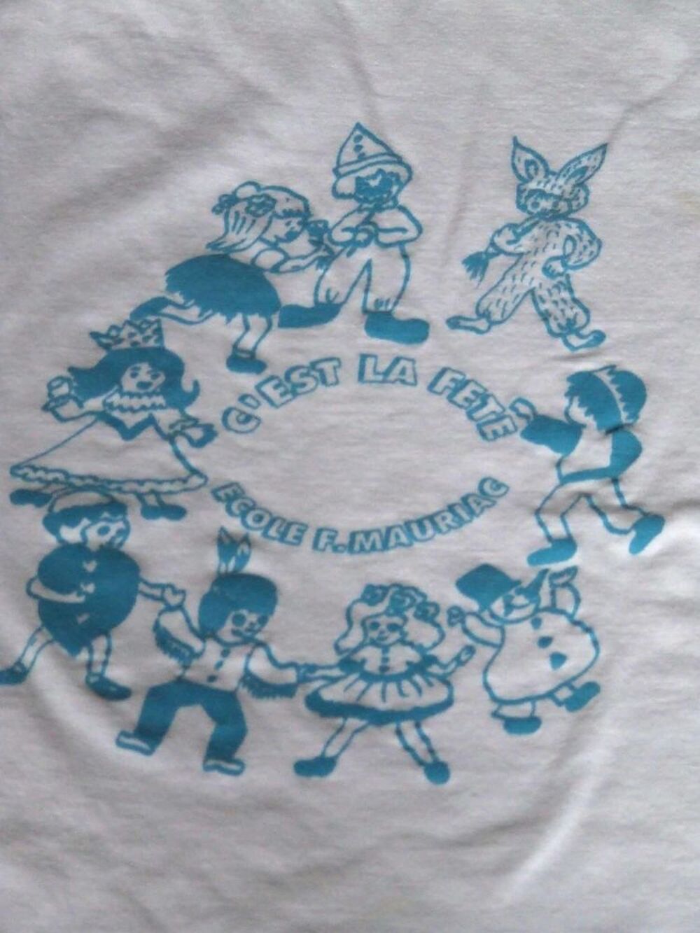 Tee-shirt manches courtes, Blanc, 5 6 ans, TBE Vêtements enfants