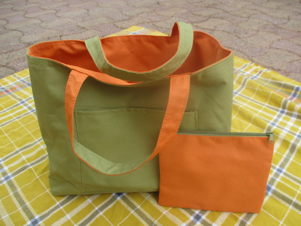 Sac Cabas R&eacute;versible avec sa Pochette Assortie - Neuf Maroquinerie