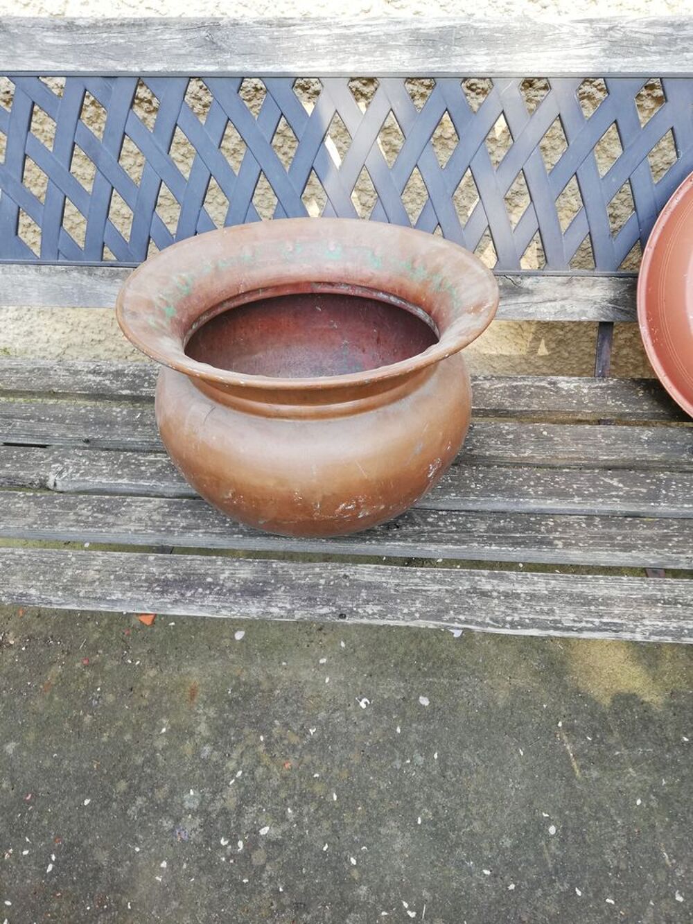 CACHE POT EN CUIVRE Décoration