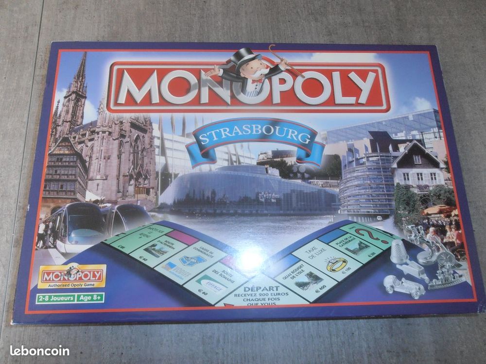 Monopoly Strasbourg complet et en tr&egrave;s bon &eacute;tat. Jeux / jouets