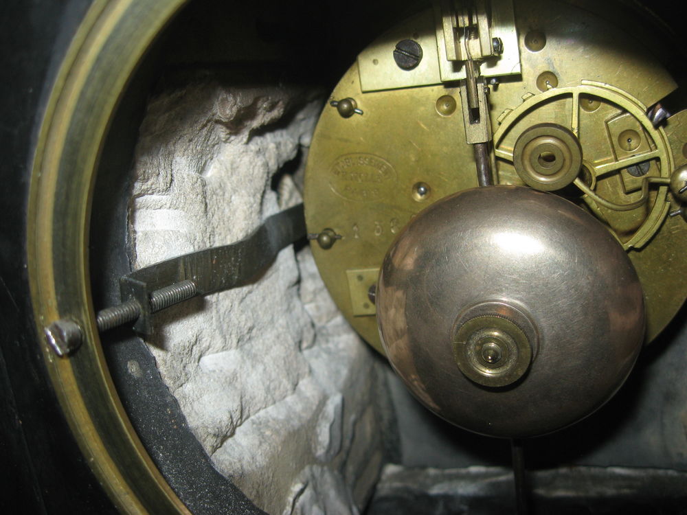 ancienne pendule de notaire H Molle Paris Décoration