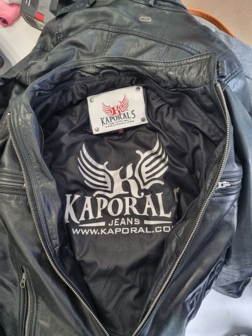blouson cuir kaporal Vêtements
