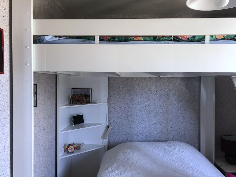 MEZZANINE Blanche Gautier lit Double 140x200 Meubles