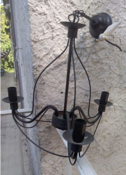 Lustre 3 branches 5 Roquefort-les-Pins (06)