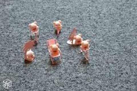 6 figurines ou petits petits oursons et autres 0 M�rignies (59)