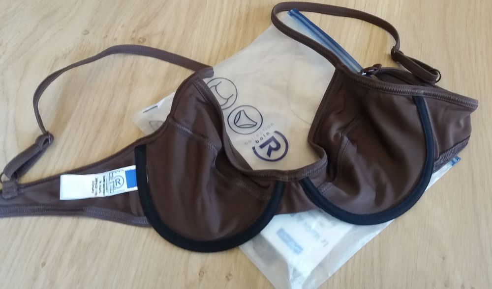 Haut de maillot de bain marron La Redoute neuf - T 85 B Vêtements