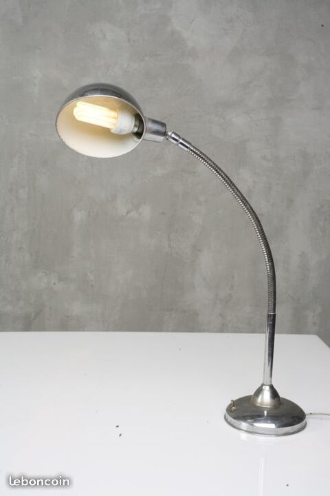 Lampe vintage en metal chrom 1960 30 Paris 15 (75)