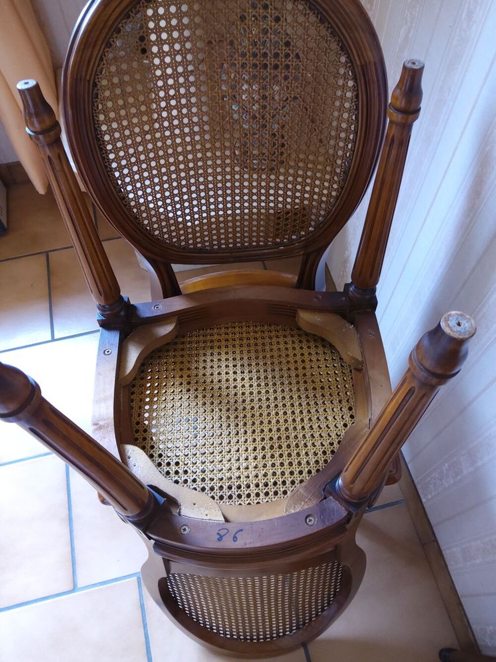 Paire de chaises Louis X V I Meubles