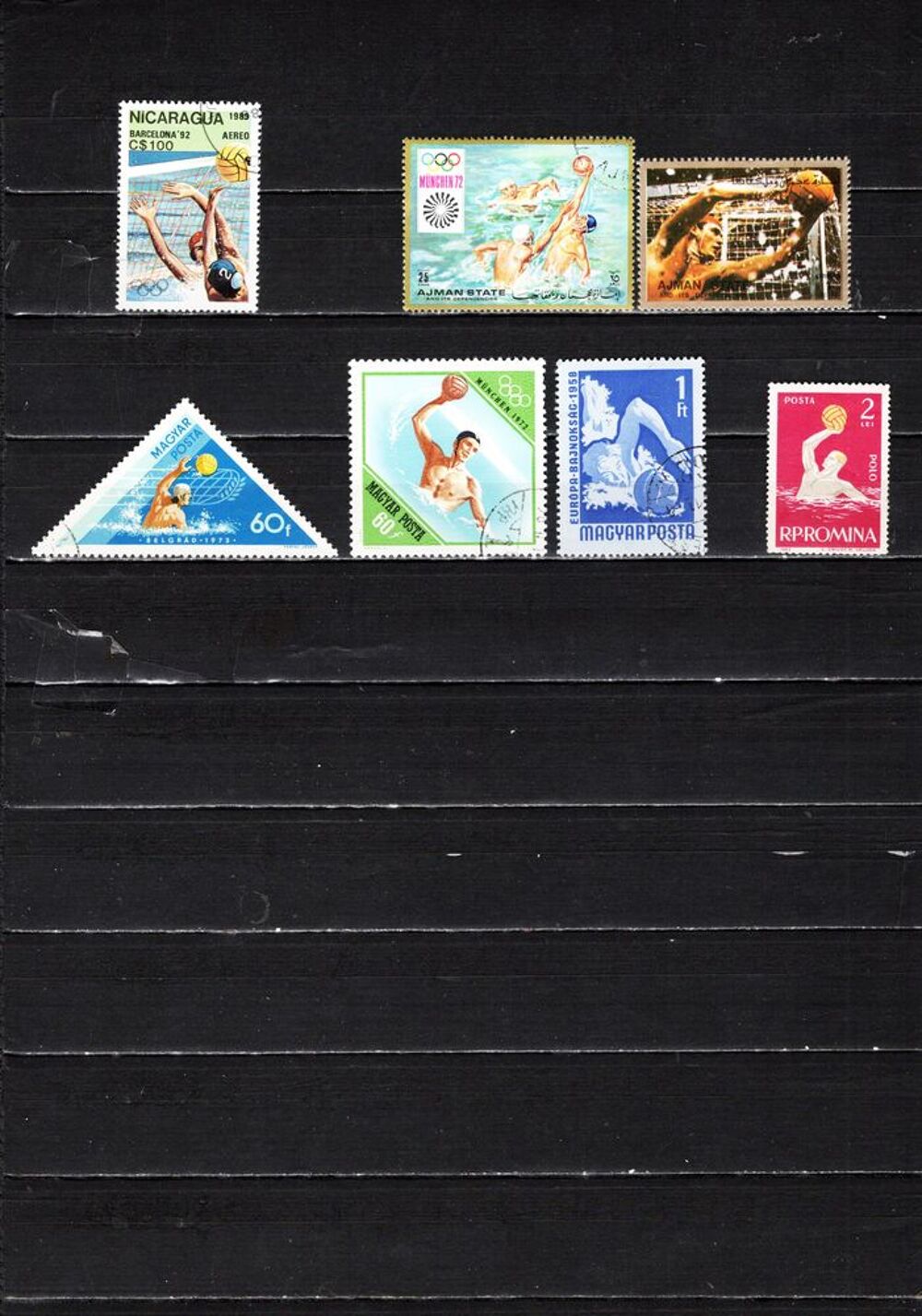 lot de 30 timbres du MONDE sur les SPORTS de BALLON 