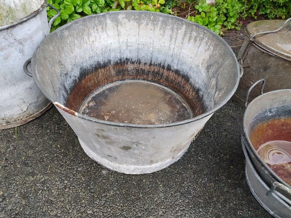 Bassines Zinc Pot Jardin Plantation Diff&eacute;rents Mod&egrave;les
Jardin