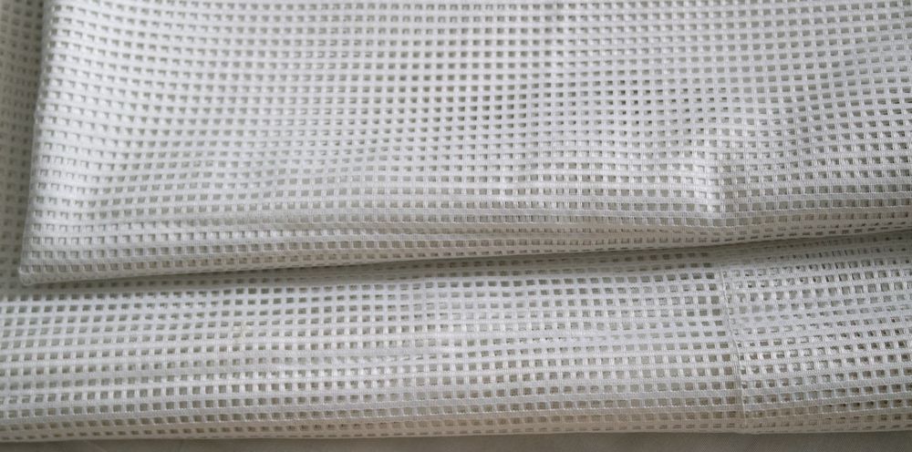 LOT de 2 rideaux blancs Décoration