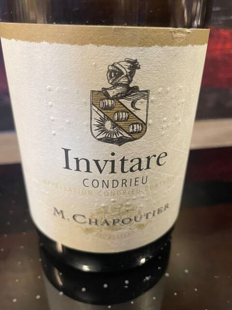 1 Bt CONDRIEU Invitare 2014 Chapoutier Superbe Blanc Sec 41 Vigneux-sur-Seine (91)