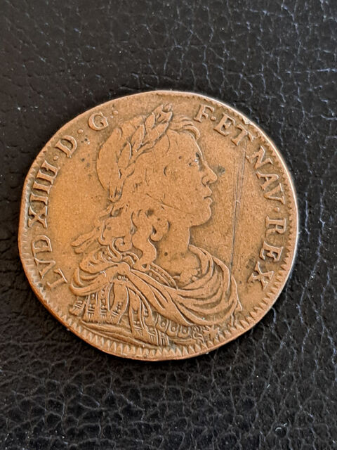 1645 France jeton Louis XIV F12550 15 Espagne (66)