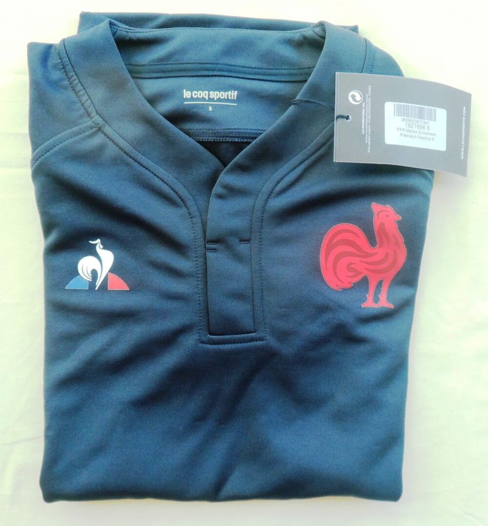 Maillot de rugby r&eacute;plica port&eacute; par les joueurs XV de France Sports