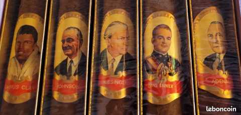 Bo�te en bois avec grands cigares de collection 90 Ma�che (25)