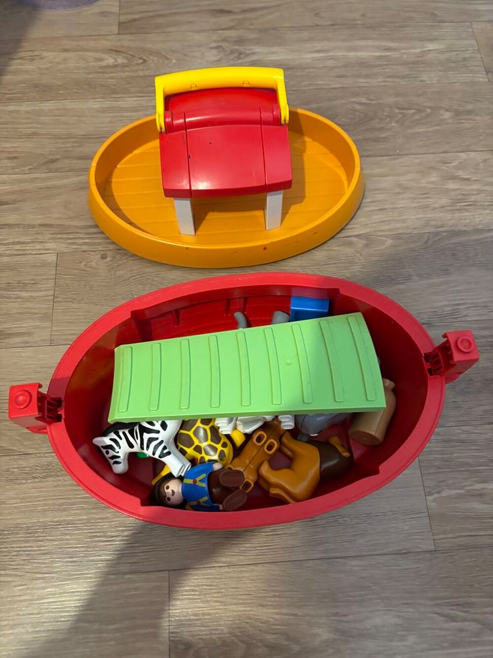 ARCHE DE NO&Eacute; TRANSPORTABLE PLAYMOBIL 1.2.3 Jeux / jouets