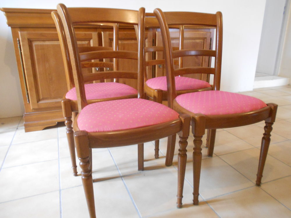 Chaise de salle a manger en bois verni Meubles