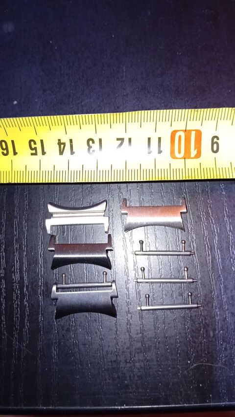 Lot adaptateurs de  bracelet montre 22/20 cm 5 Armentires (59)