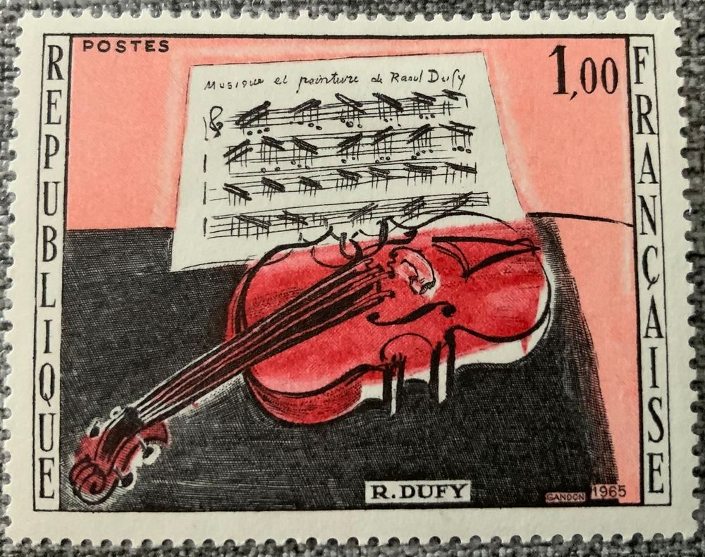 1965-R.DUFY-TIMBRE NEUF 