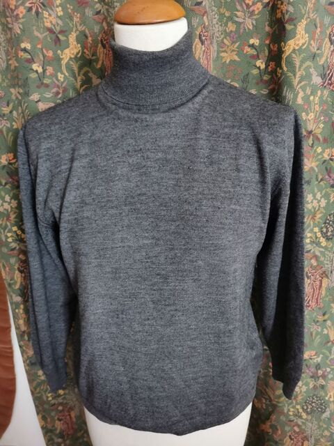 Pull roulé gris 44 12 L'Aigle (61)