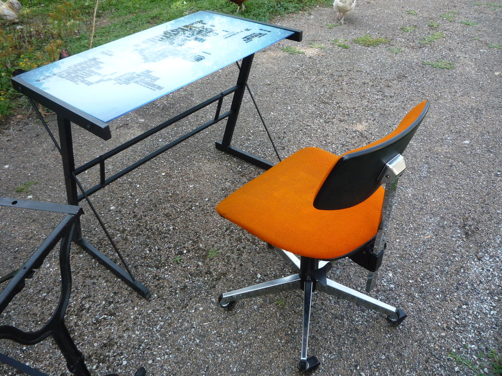 Table bistro/bureau dessus verre/si&egrave;ge bureau Meubles