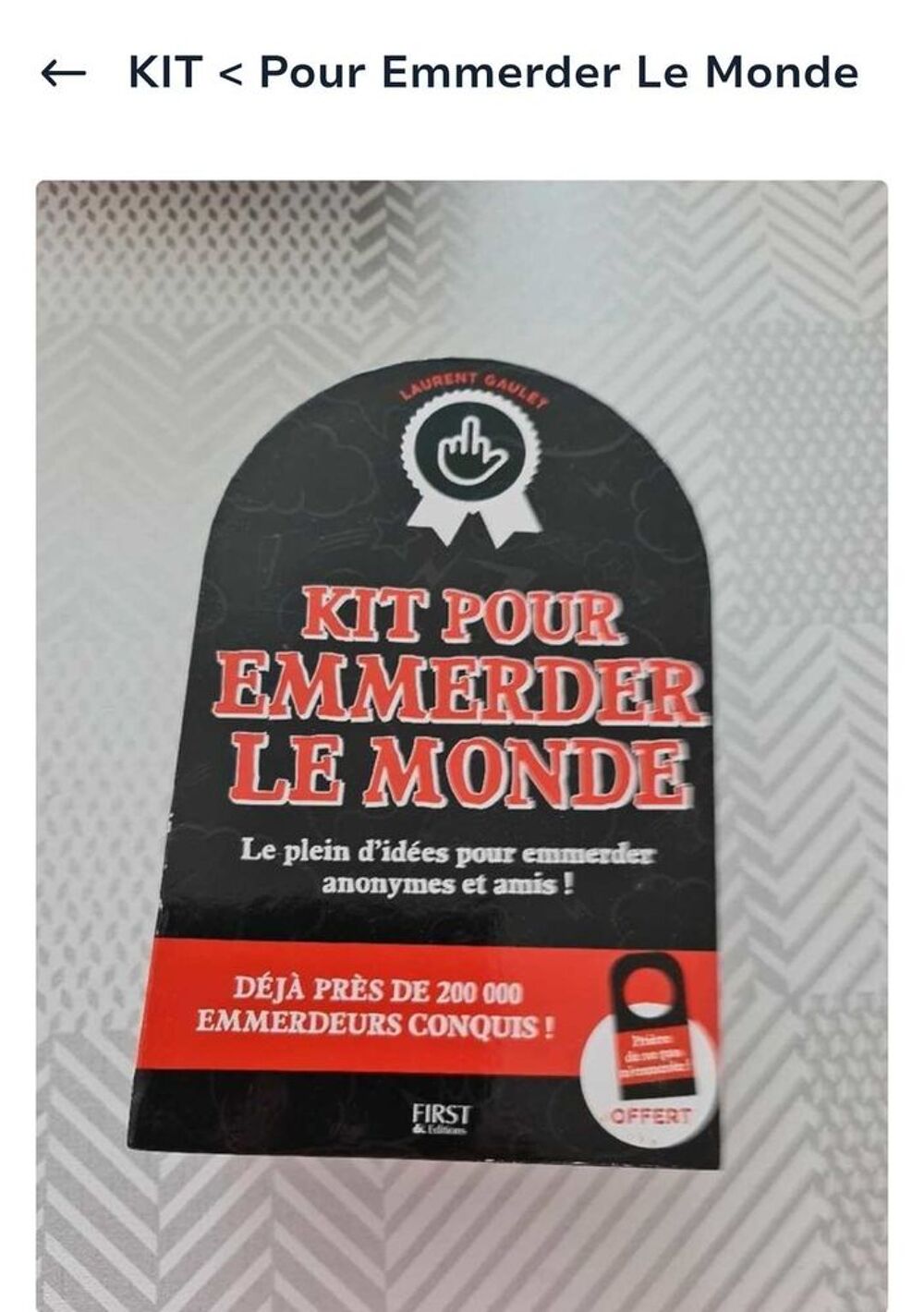 kit livres " comment emmerder le monde " Livres et BD