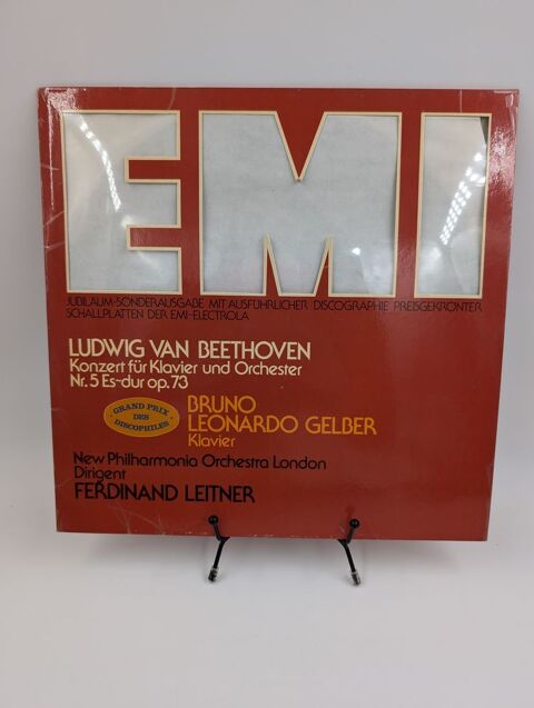 Vinyle 33 tours EMI Lufawig Van Beethoven, Bruno Leonardo... 5 Vulbens (74)
