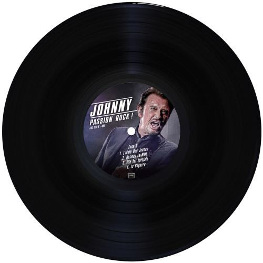 Johnny hallyday coffret livre passion rock neuf sous blister CD et vinyles