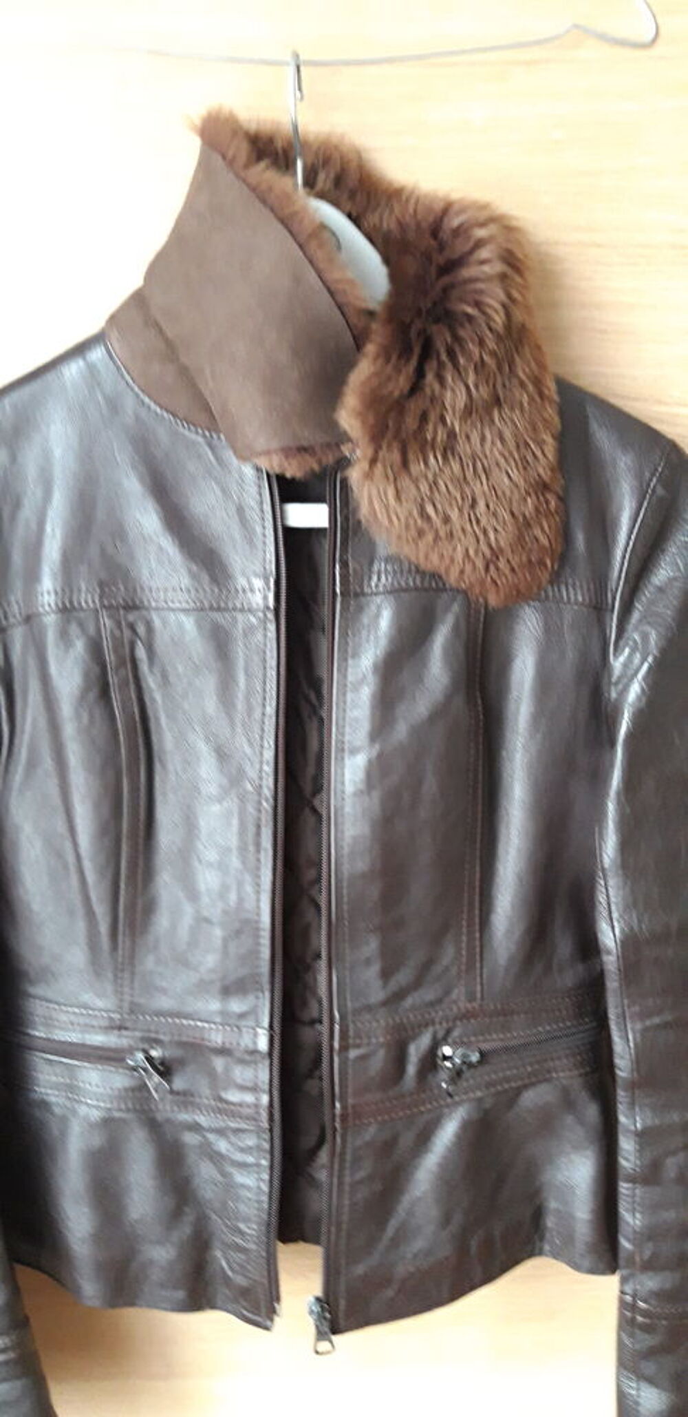 Blouson Cuir Femme Vêtements