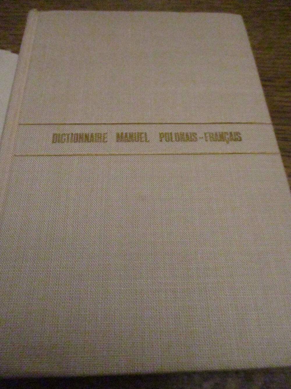 dictionnaire manuel polonais-fran&ccedil;ais tr&egrave;s bon &eacute;tat - 1963 