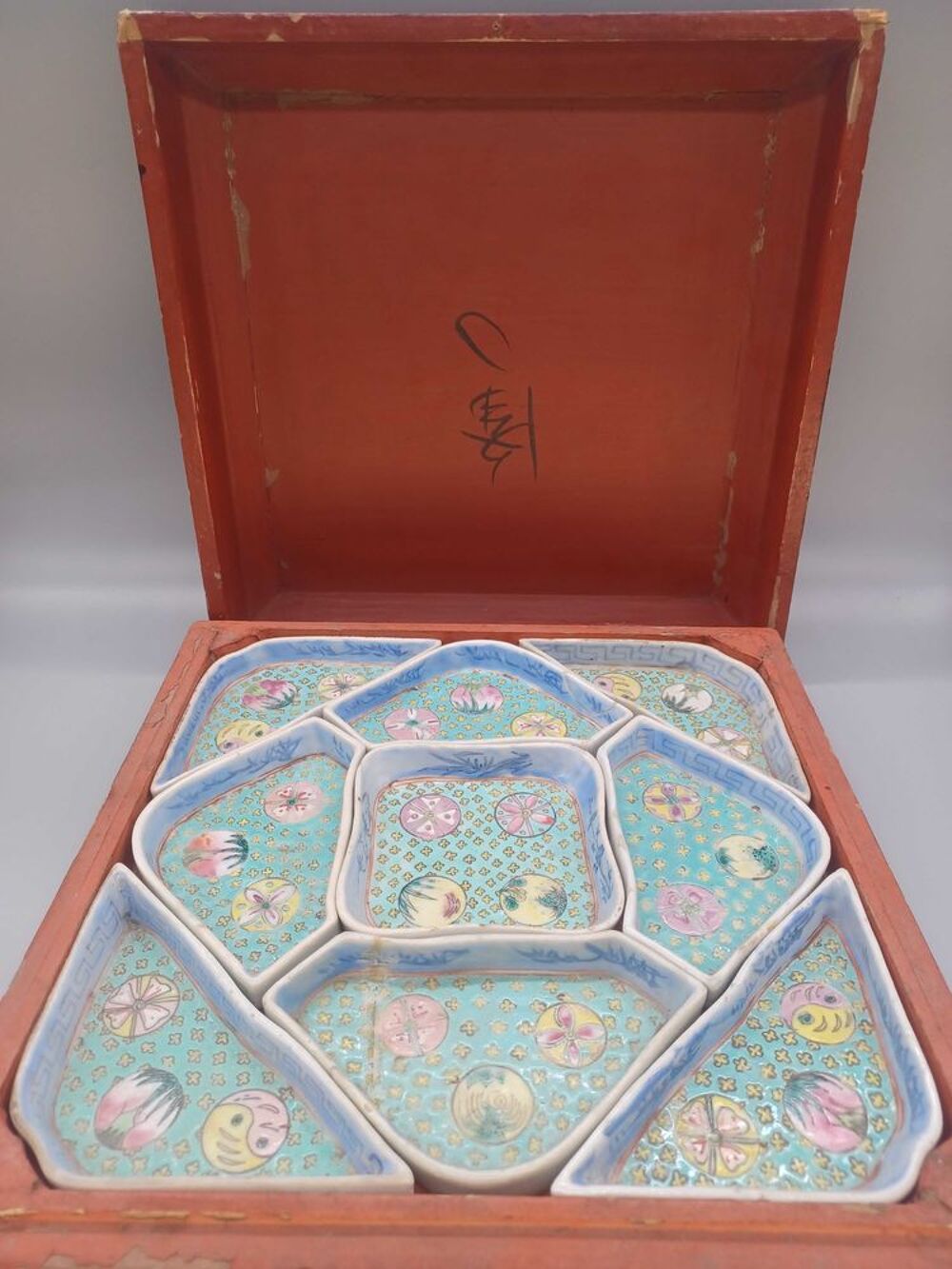 Ensemble de petits bols de service en porcelaine Chine 19&egrave;me si&egrave;cle vdsa Décoration