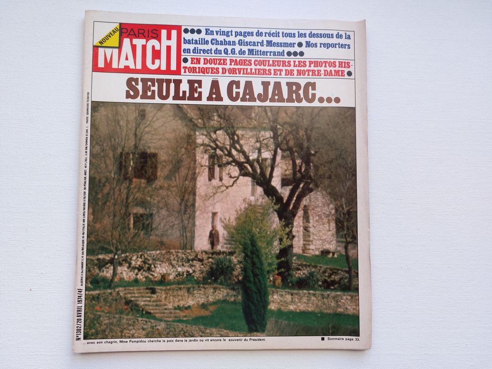 PARIS MATCH N&deg; 1301
PARIS MATCH N&deg; 1302
Livres et BD