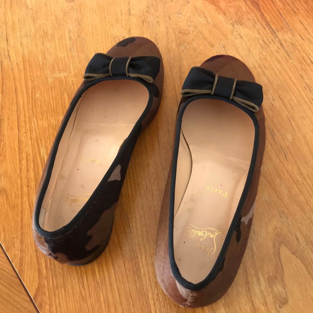 Ballerines l&eacute;opard Christian louboutin Chaussures