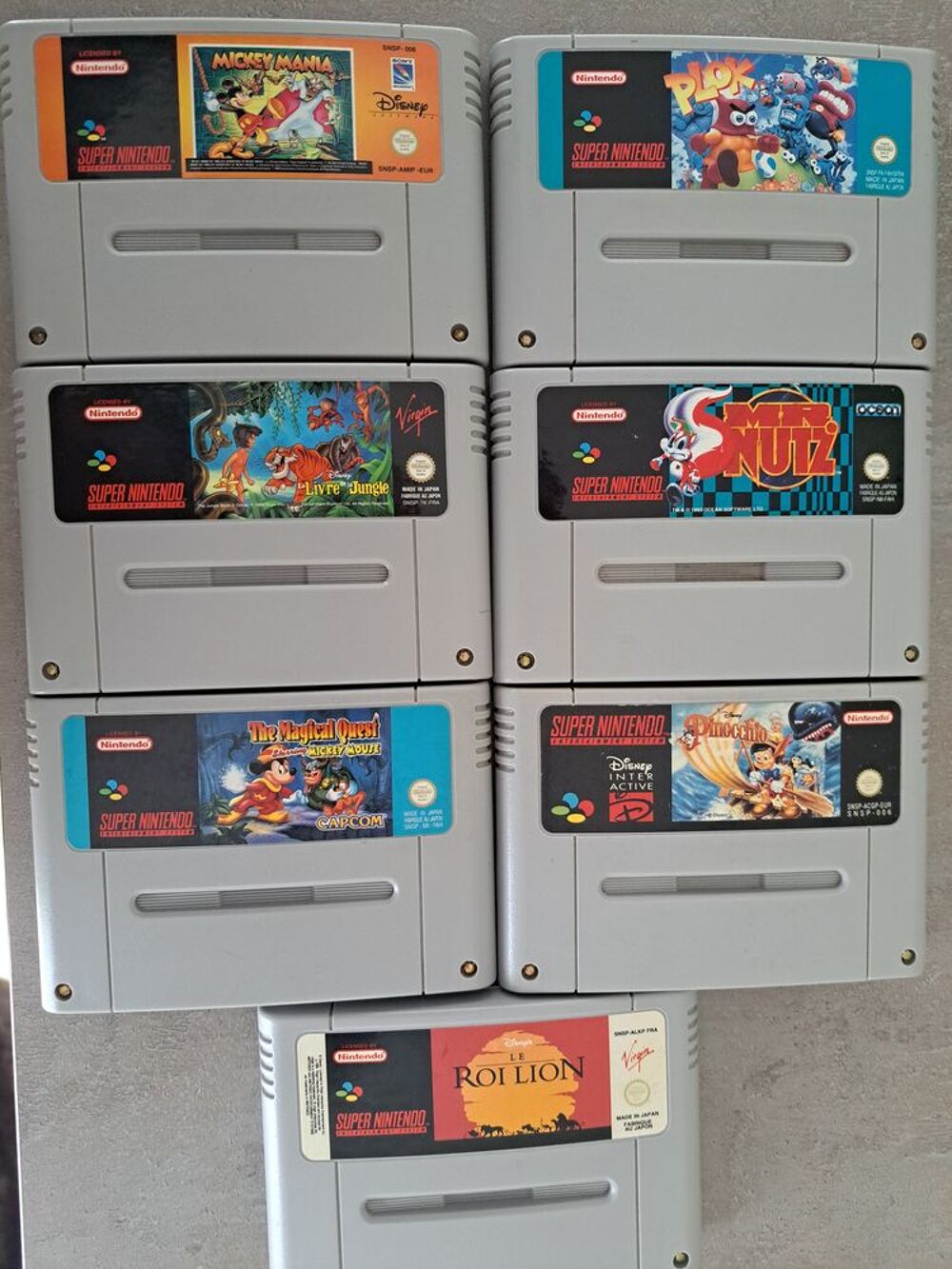 Jeux Super Nintendo Consoles et jeux vidéos