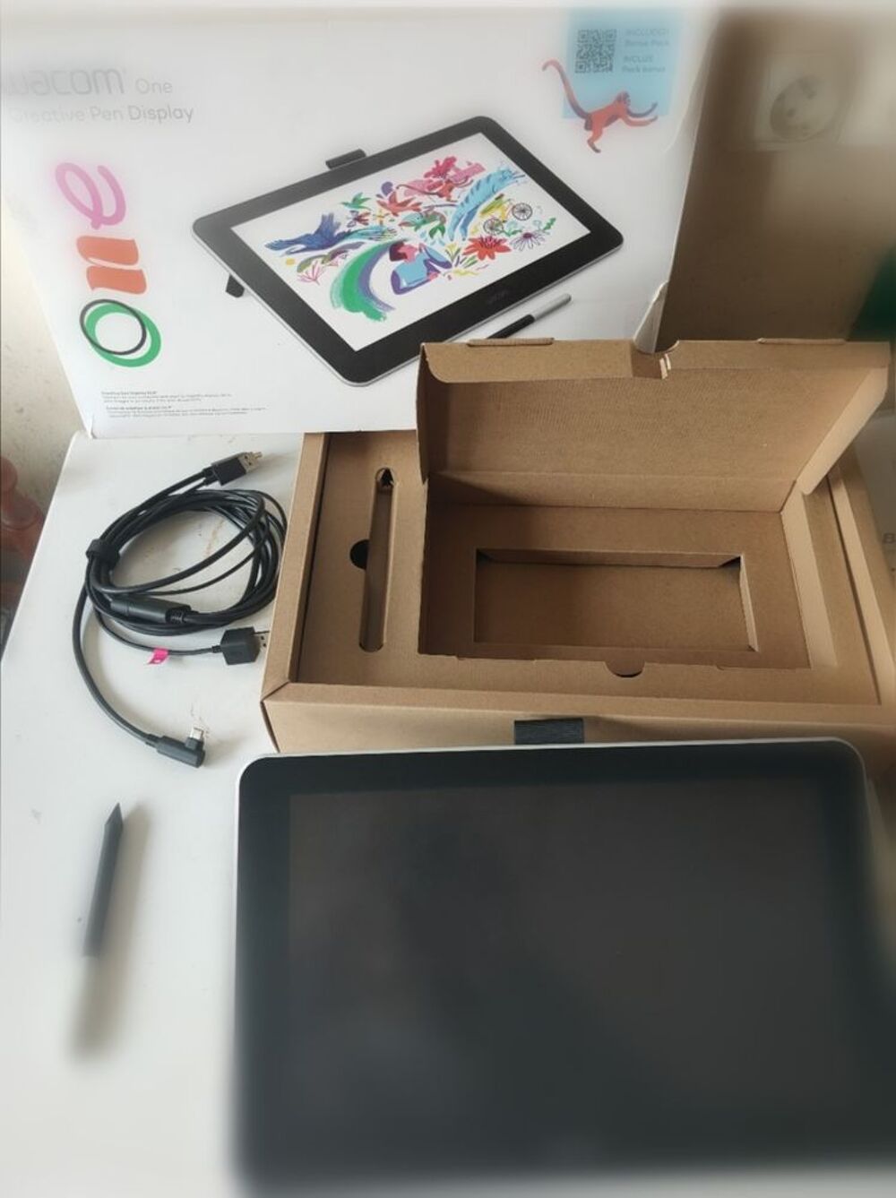 Tablette graphique WACOM ONE 13 &eacute;tat quasi neuf Matériel informatique