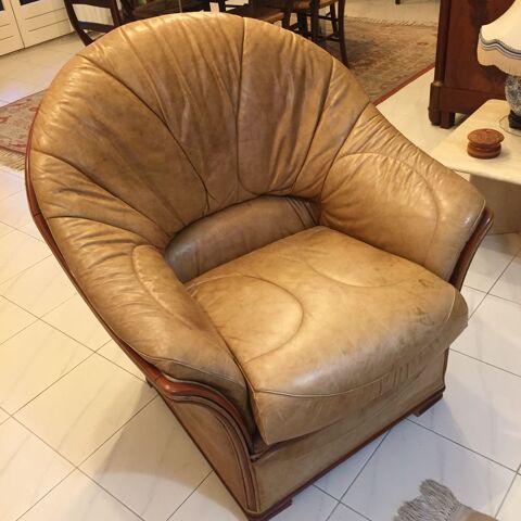 Canap cuir convertible et fauteuil 100 Ste (34)