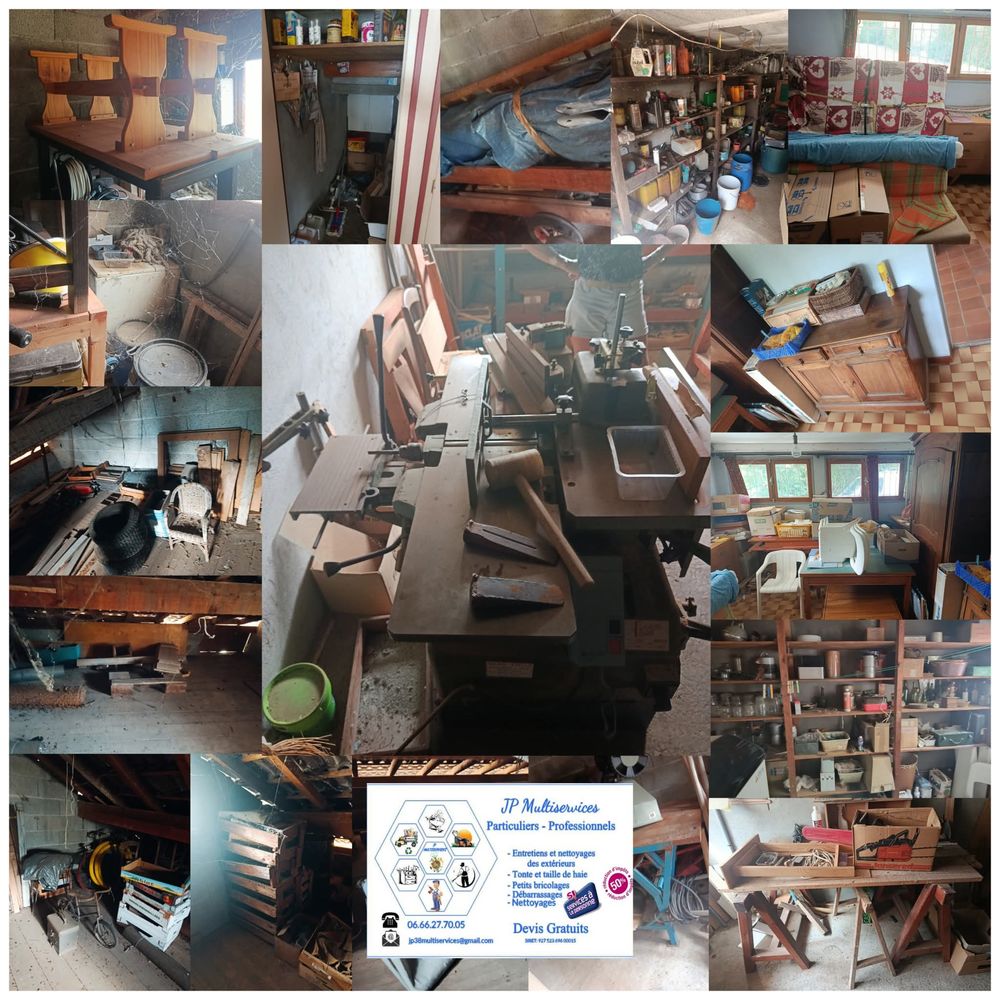  Débarras maison succession - vide appartement cave garage  