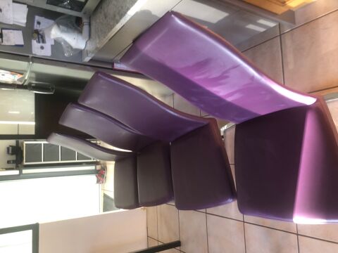 4 chaises imitation cuir vachette Mozac (63)