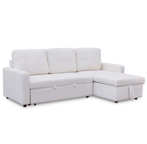 Canap blanc bouclette 400 Siran (34)