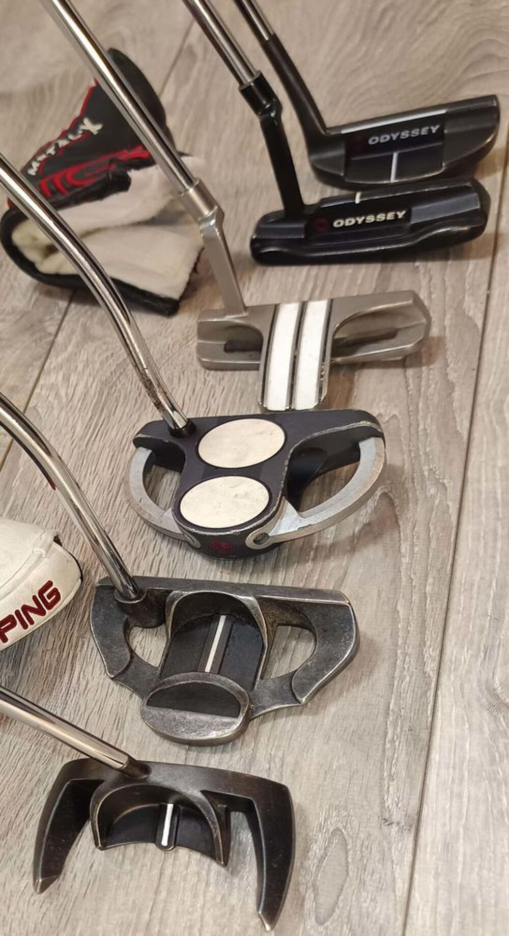 Putters de Golf Maillet et Lame Ping &amp; Odyssey Tr&egrave;s Bon &Eacute;tat Sports