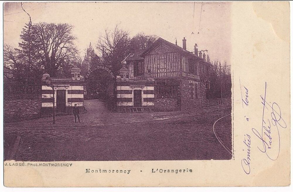 95. CPA MONTMORENCY. L'Orangerie. Edition J. Labb&eacute; 